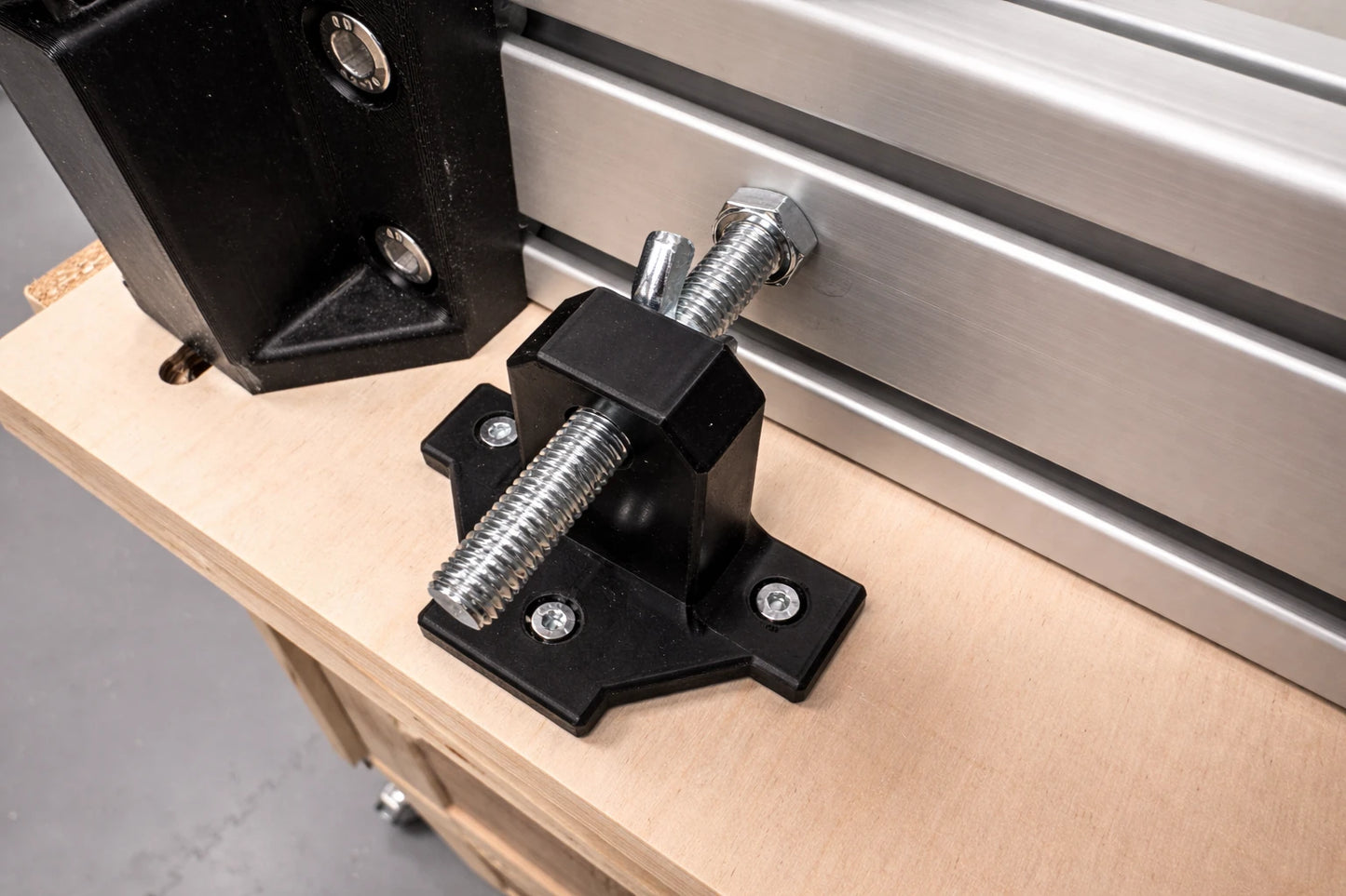 KOMPLETTSET Teile für Schiebeschlitten mit 80x40 Aluminiumprofil